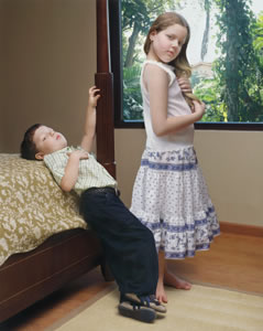 Cousins in Bedroom